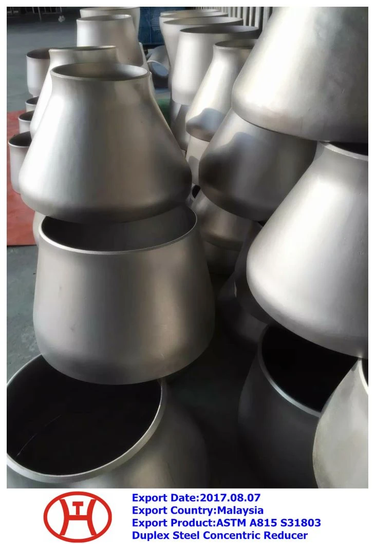 ASTM A 815  S 31803  Дуплексный стальной концентрический редуктор